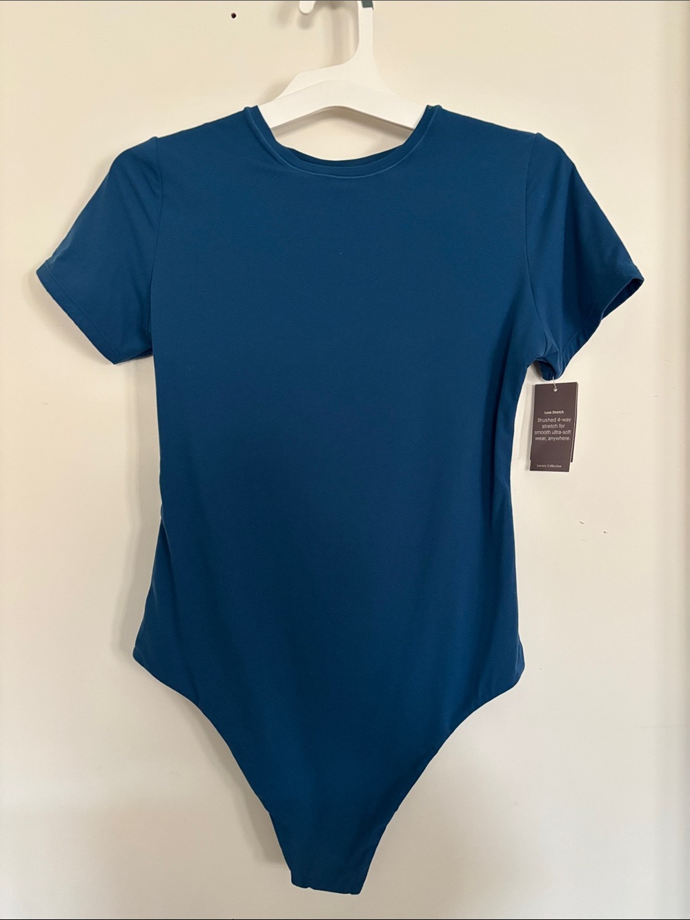 Women’s fully lined bodysuit thong blue Auden
